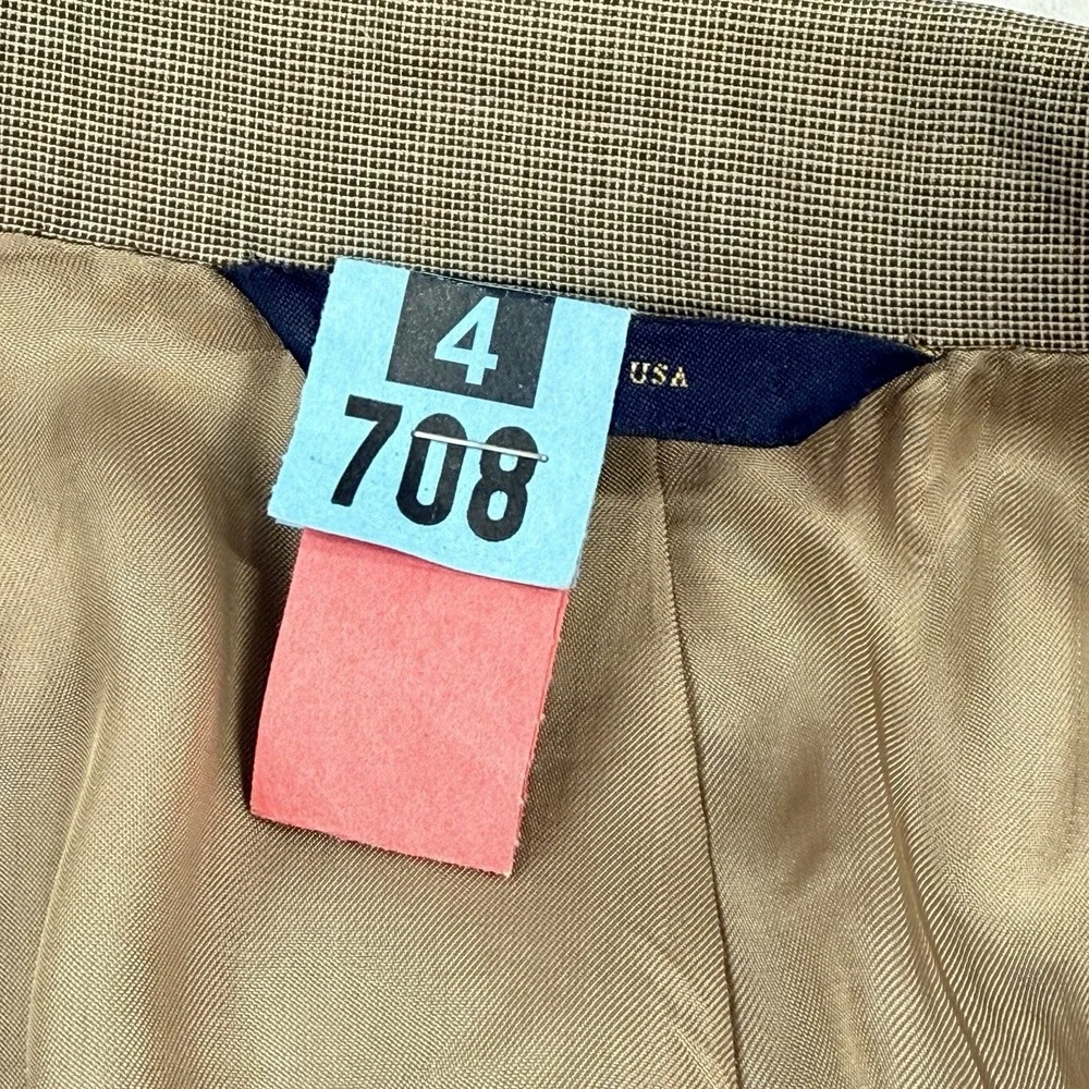 Brooks Brothers 1818 Madison Saxxon Tan Wool Blazer USA Size‎ 39R Single Vent